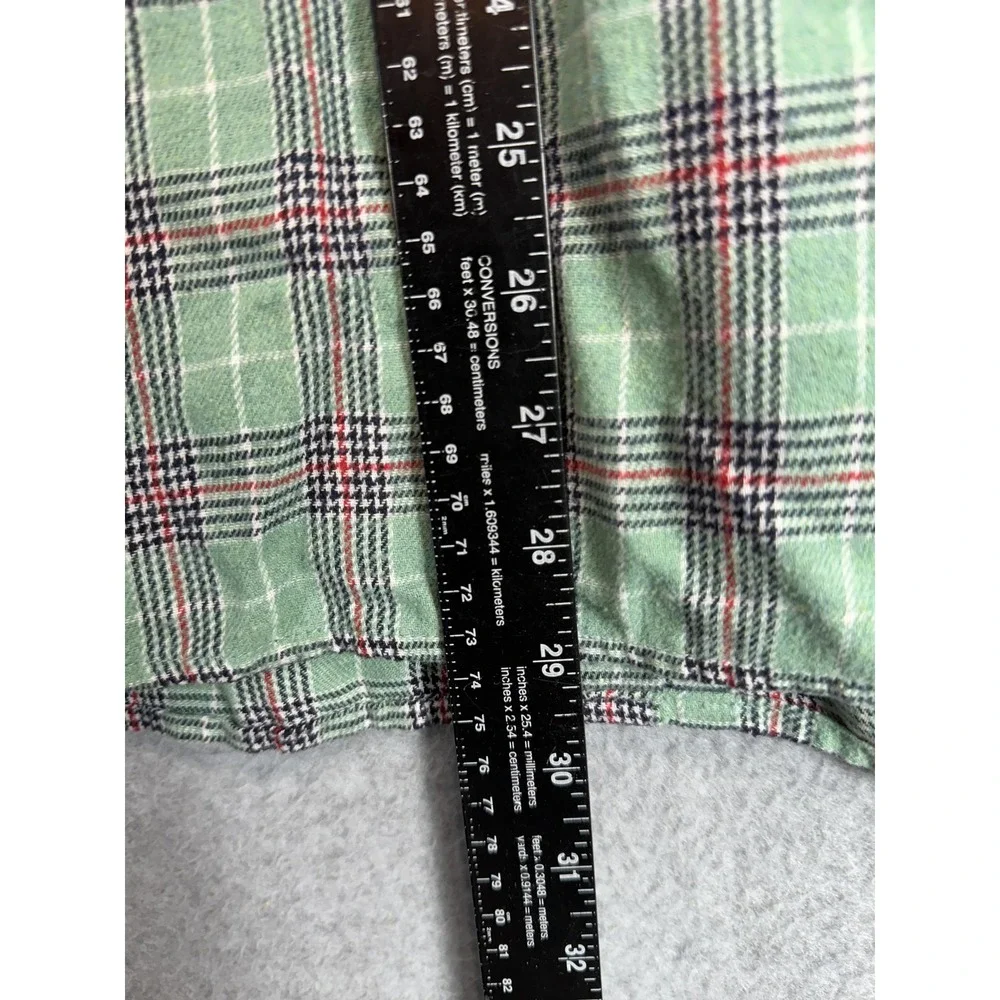 Shein Shirt Mens Medium Plaid Button Up New York Graphic Streetwear